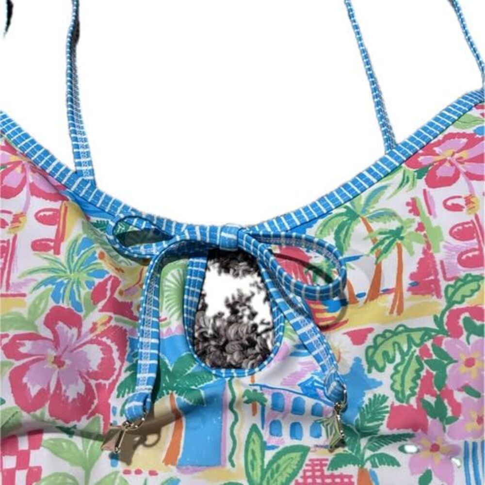 Tropical Print No Boundaries One-Piece Swimsuit XL (16-18) “Lilly-like Print” - Picture 3 of 8